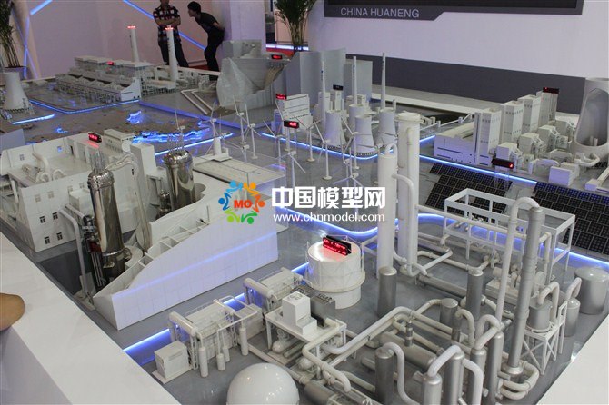 熱電站模型，核電站模型，火力發電站少盤