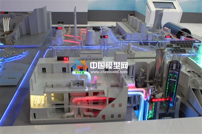 熱電站模型，核電站模型，火力發電站少盤