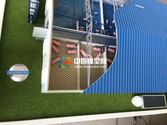 養豬場模型智慧養殖沙盤養殖模型