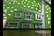 高速公路沙盤，橋梁隧道沙盤模型